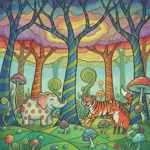 dessin coloré