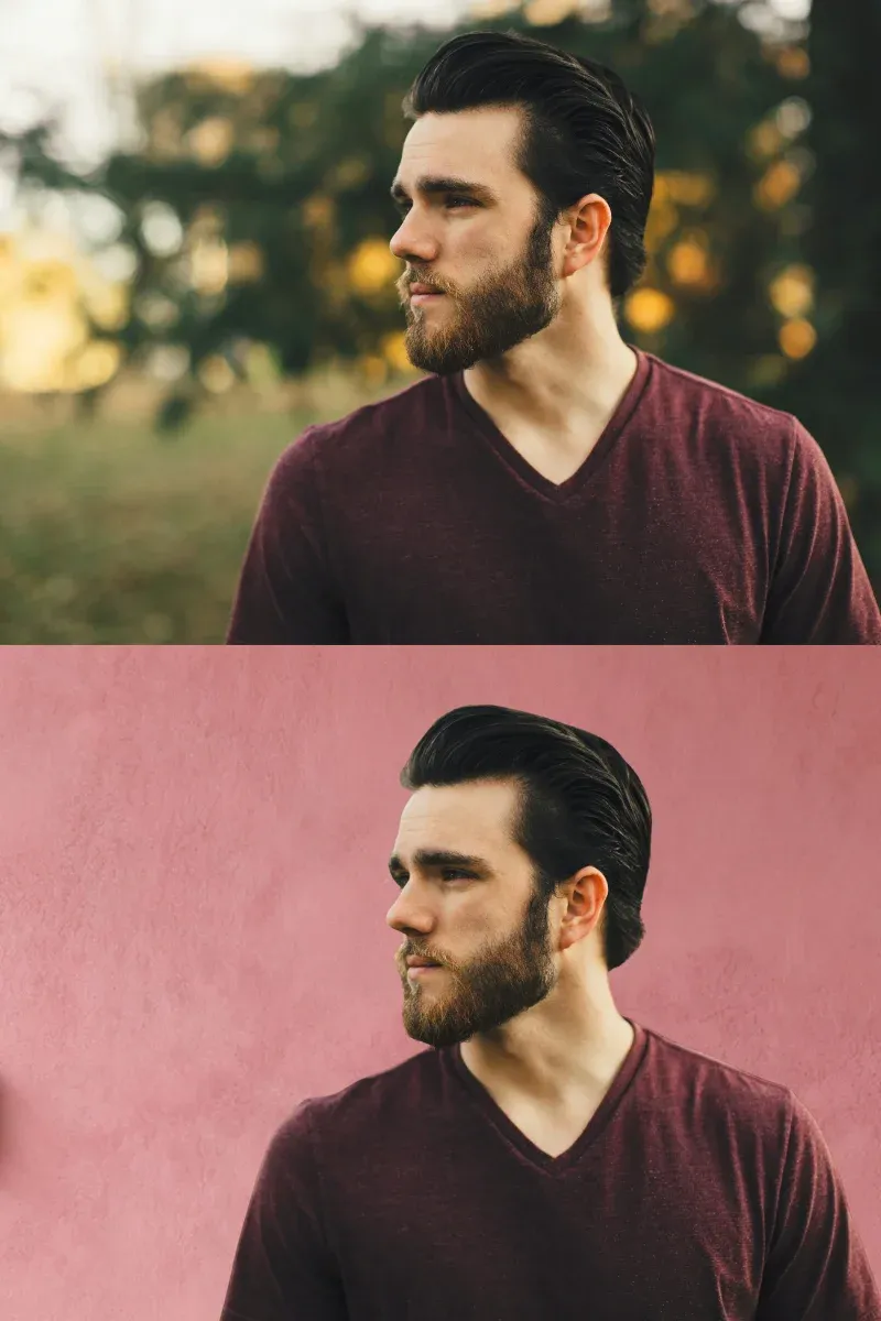 change background color of photo