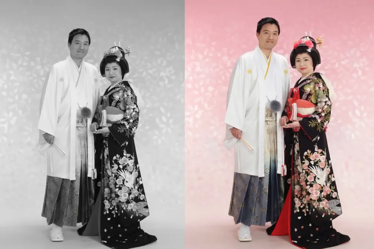 colorize black and white photo