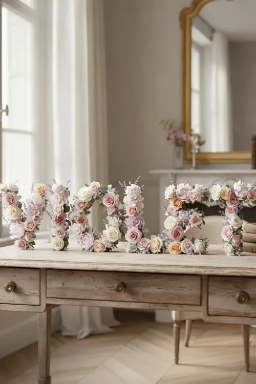 name into Flowers