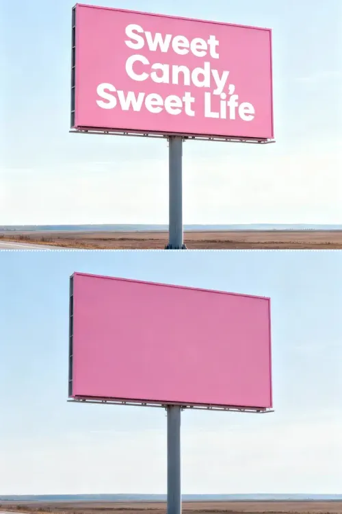 remove text from image