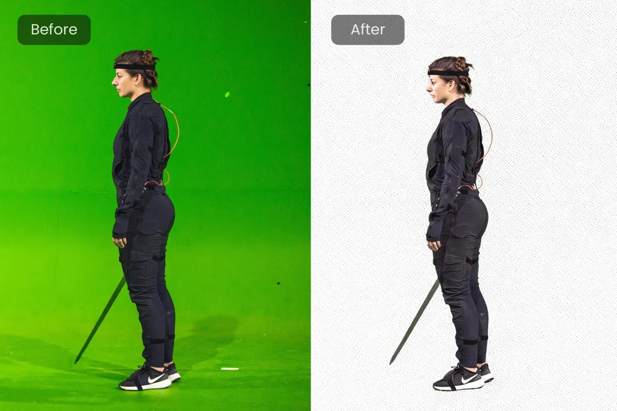 remove green screen