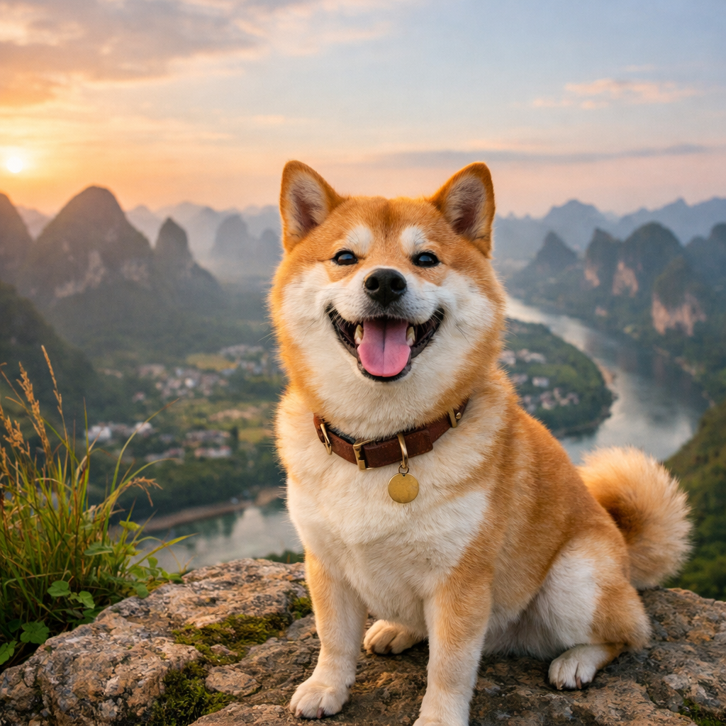 happy dog