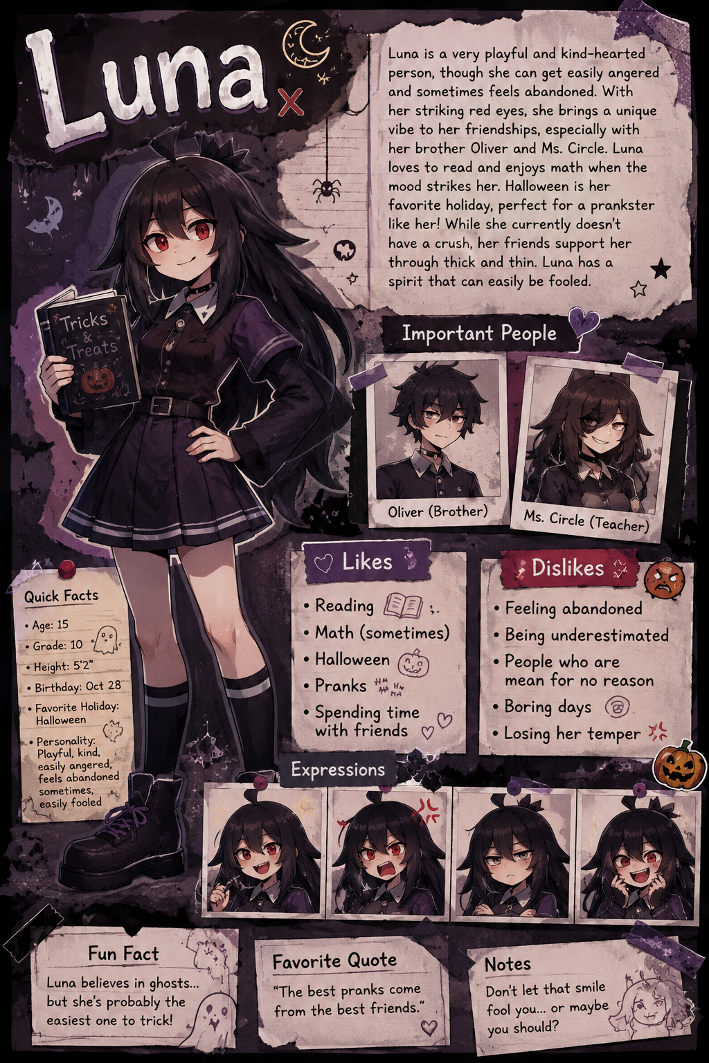 Luna is a very playful and kind-hearted person, th